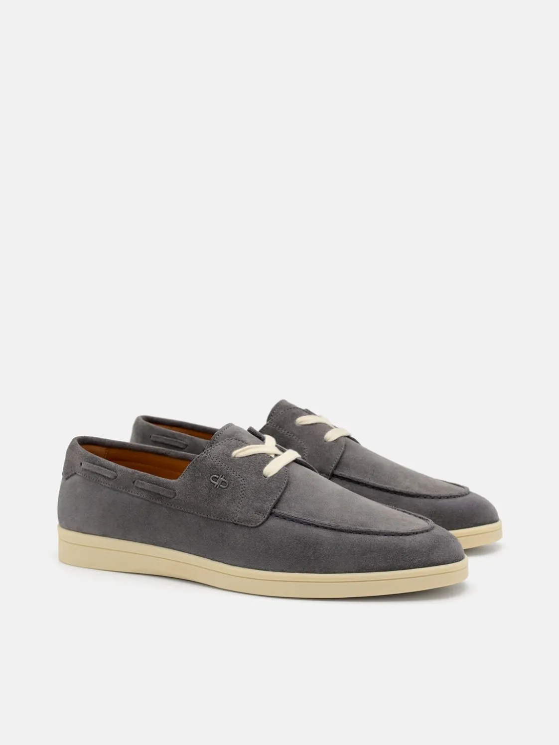 Roam Suede Boat Shoes - Grey