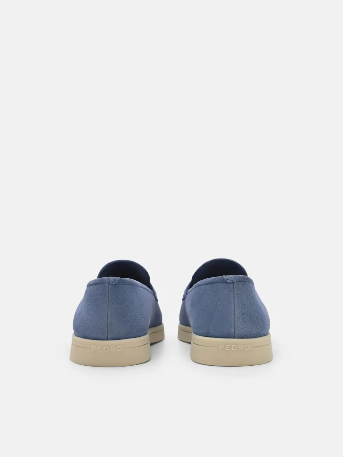 Roam Suede Driving Shoes - Slate Blue Suede
