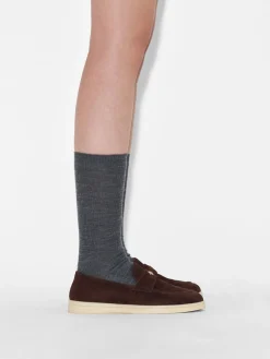 Roam Suede Driving Shoes - Dark Brown