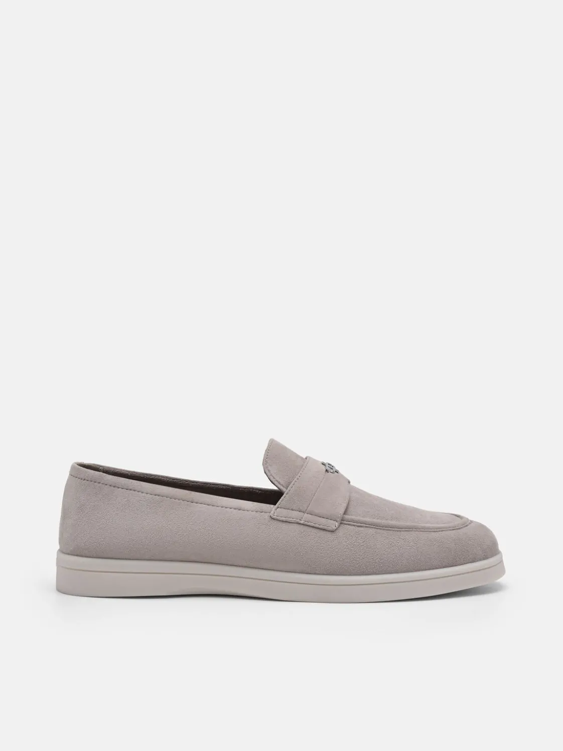 Roam Suede Driving Shoes - Light Grey