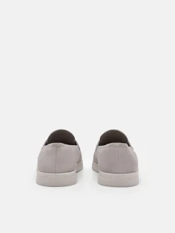 Roam Suede Driving Shoes - Light Grey