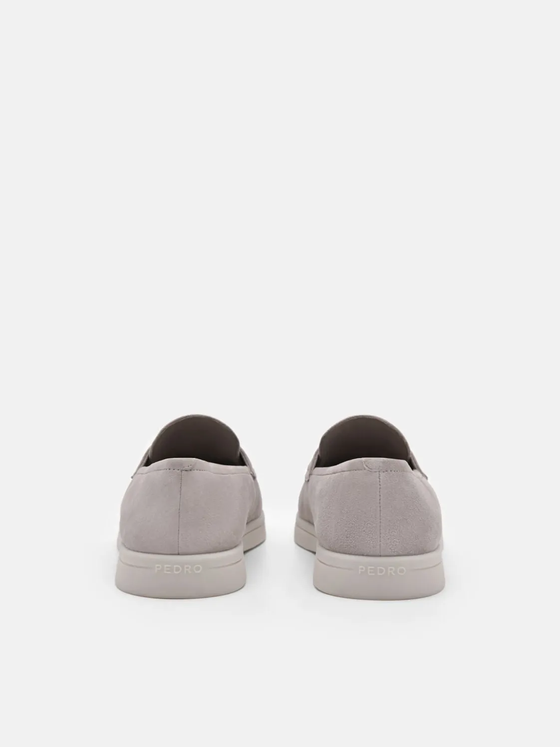 Roam Suede Driving Shoes - Light Grey