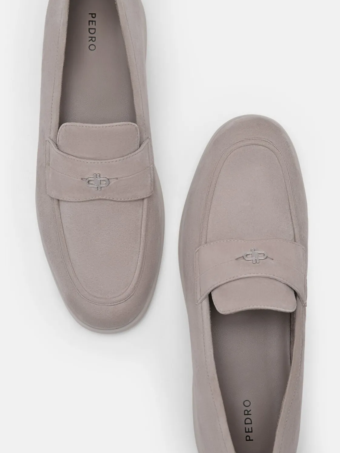 Roam Suede Driving Shoes - Light Grey