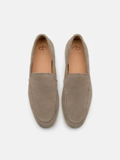 Roam Suede Loafers - Dark Taupe Suede