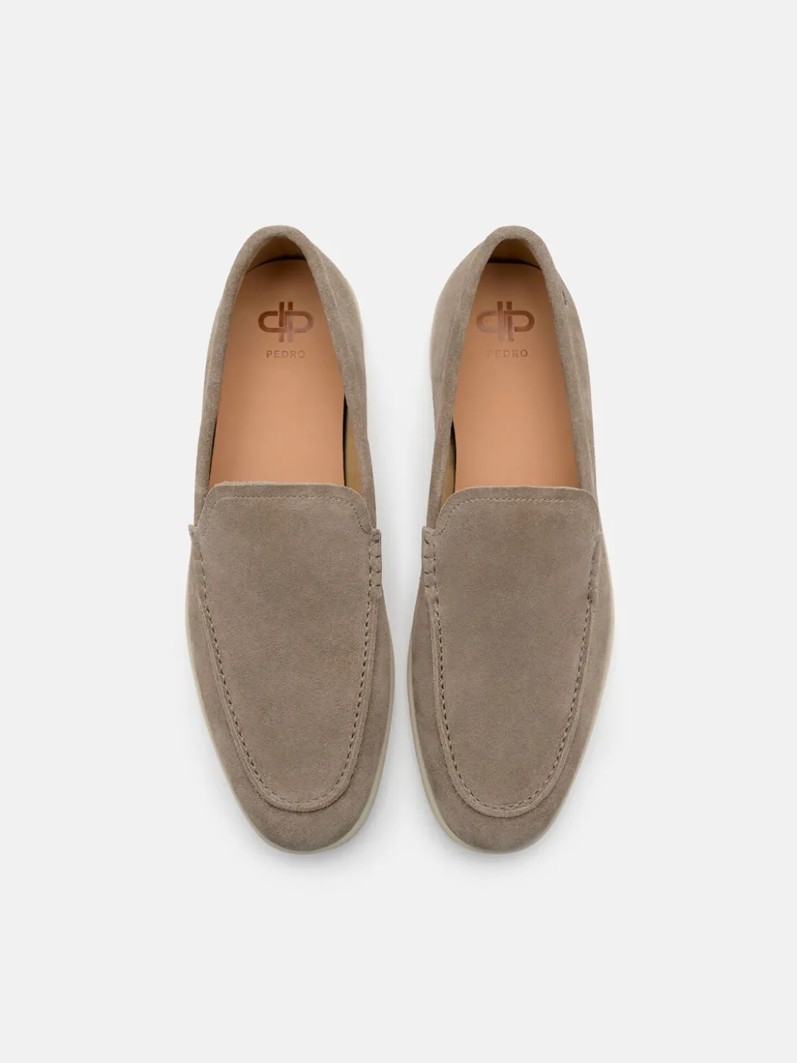 Roam Suede Loafers - Dark Taupe Suede