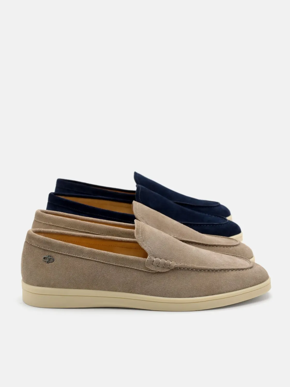 Roam Suede Loafers - Dark Taupe Suede