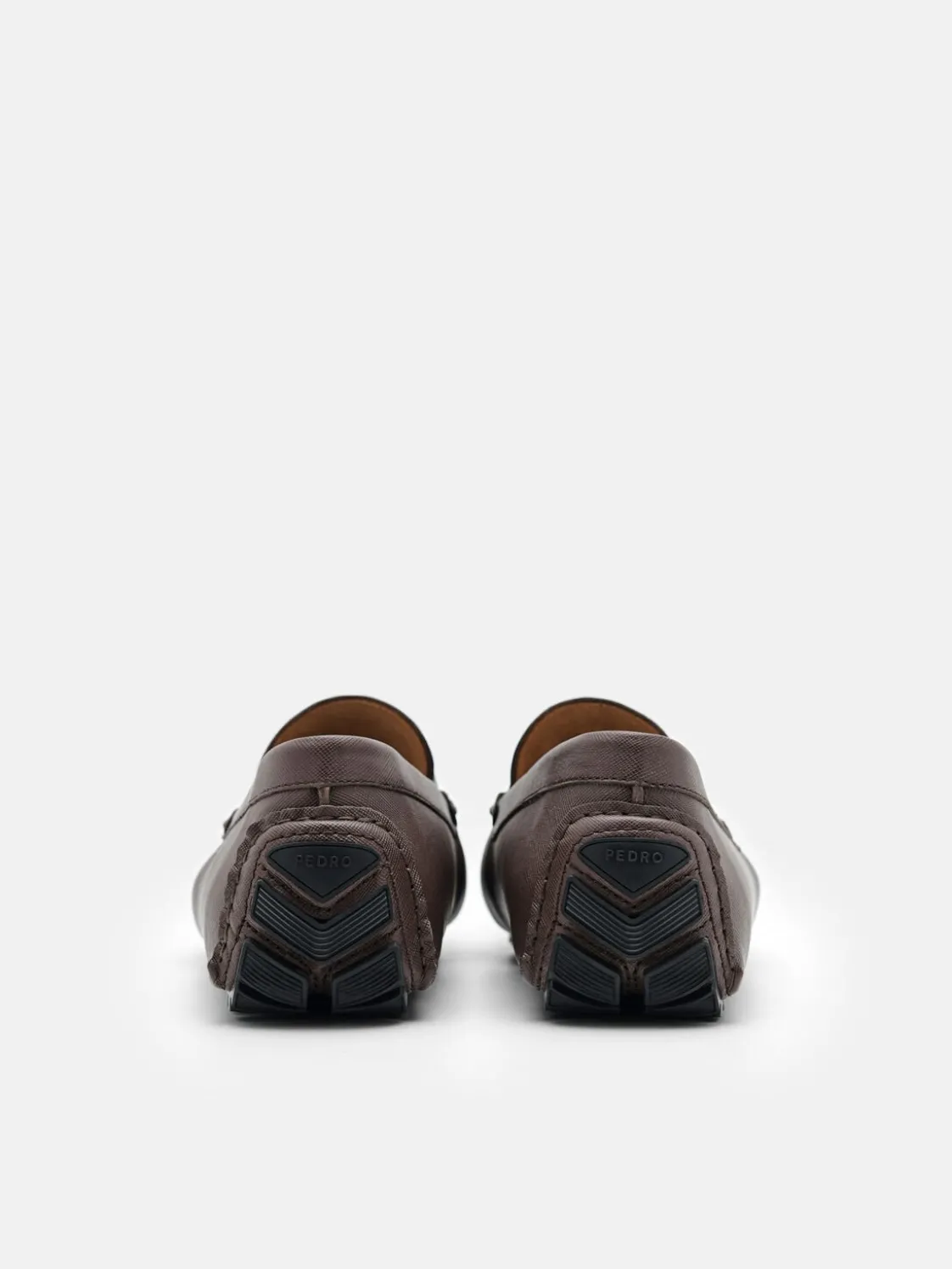 Robert Leather Driving Shoes - Dark Brown