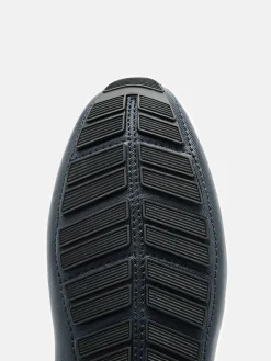 Robert Leather Driving Shoes - Navy