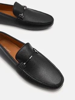 Robert Leather Driving Shoes - Black