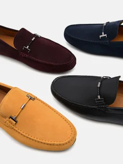 Robert Leather Driving Shoes - Black
