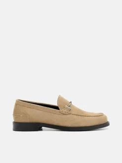 Robert Leather Horsebit Loafers - Sand