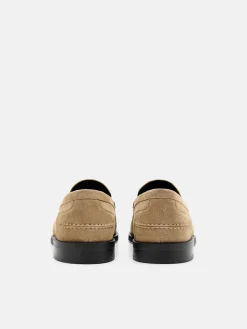 Robert Leather Horsebit Loafers - Sand