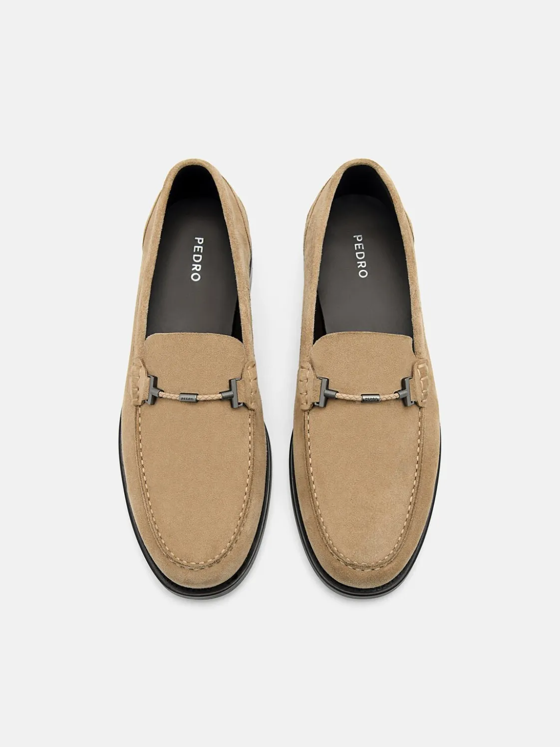 Robert Leather Horsebit Loafers - Sand