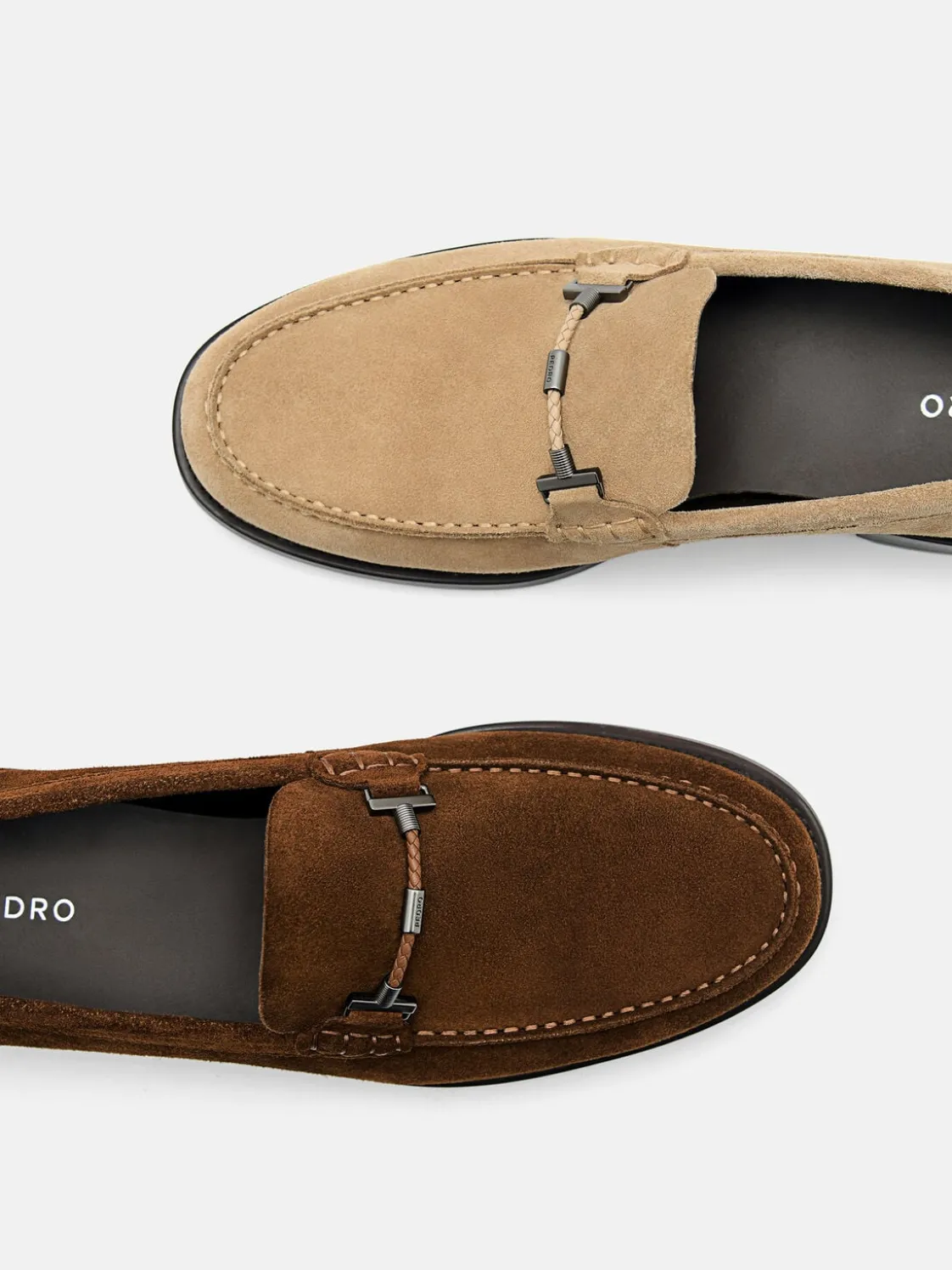 Robert Leather Horsebit Loafers - Sand