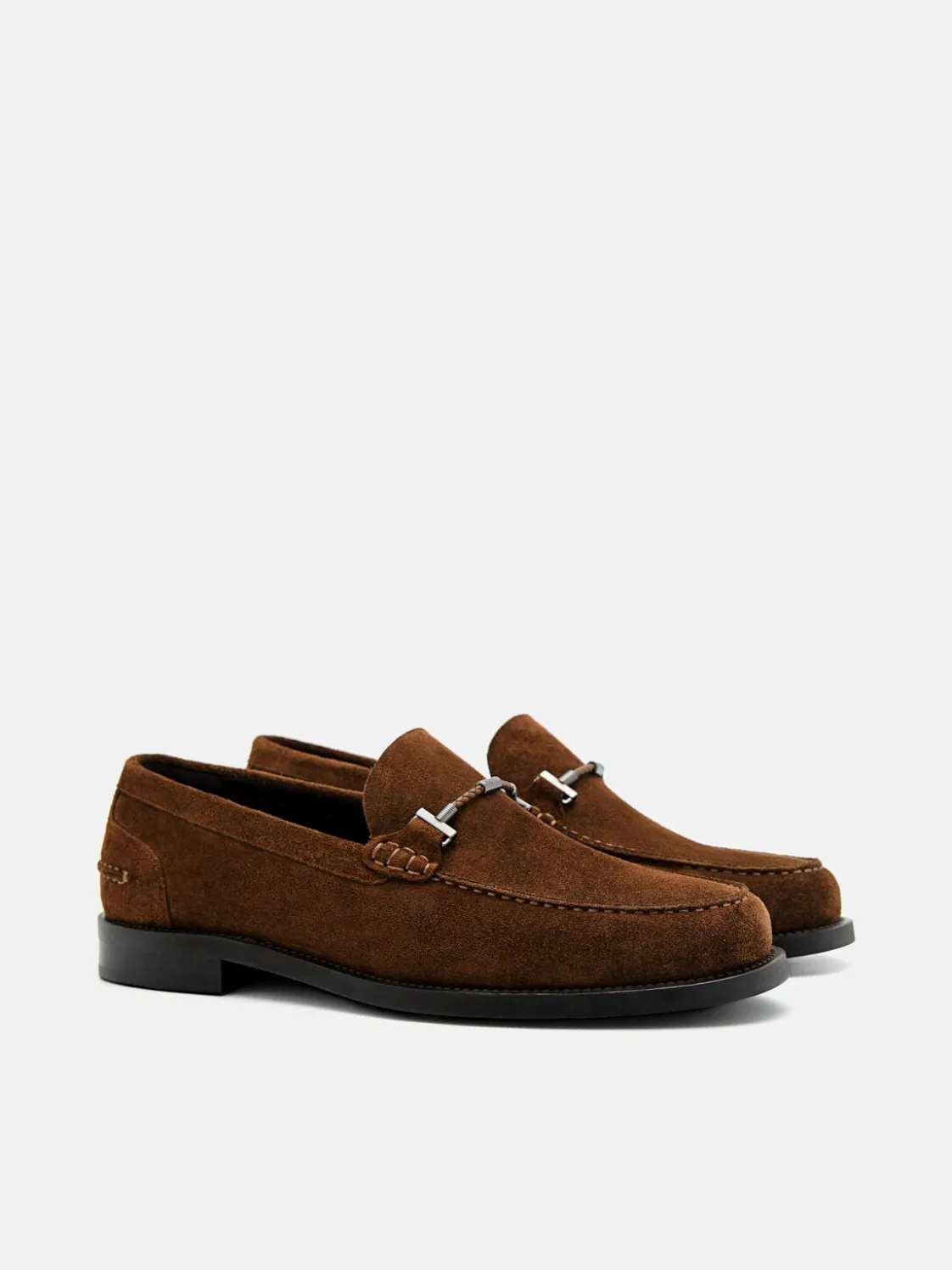 Robert Leather Horsebit Loafers - Brown