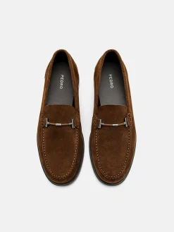Robert Leather Horsebit Loafers - Brown