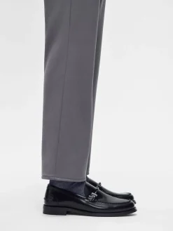 Robert Leather Horsebit Loafers - Black