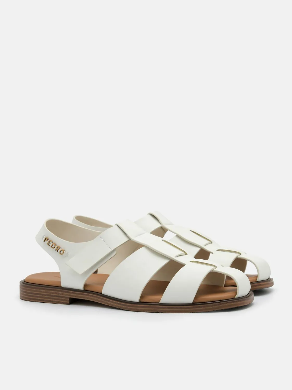 Roman Backstrap Sandals - Chalk