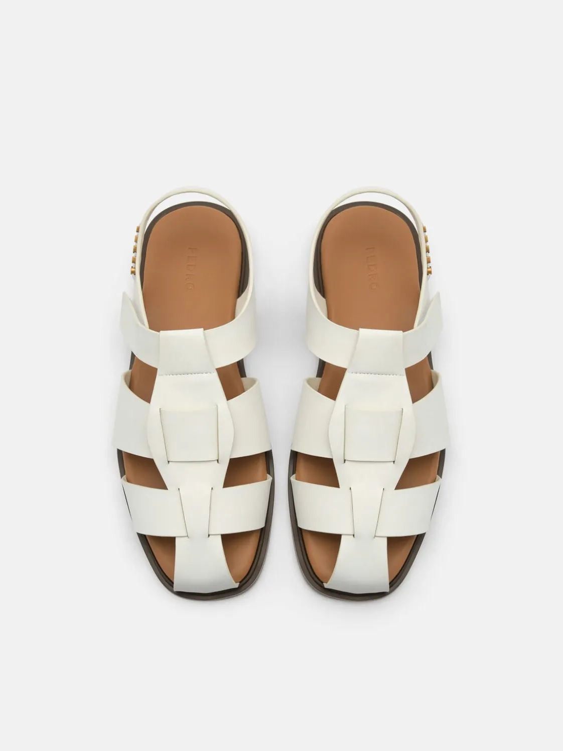 Roman Backstrap Sandals - Chalk