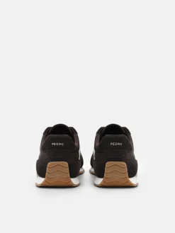 Romy Nylon Sneakers - Dark Brown