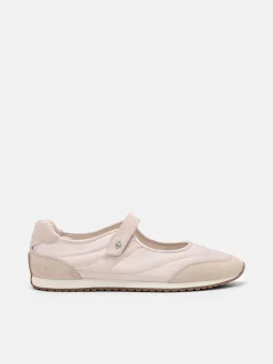 Romy Satin Sneakers - Beige