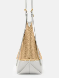 Saskia Raffia Hobo Bag - Natural Raffia