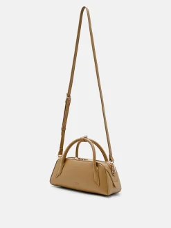 Serif Handbag - Camel