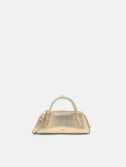 Serif Handbag - Gold