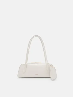 Serif Shoulder Bag - Chalk