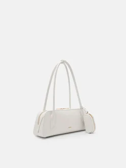 Serif Shoulder Bag - Chalk