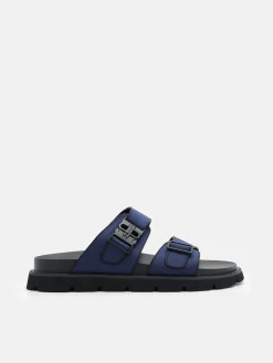 Slide Sandals - Navy