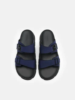 Slide Sandals - Navy