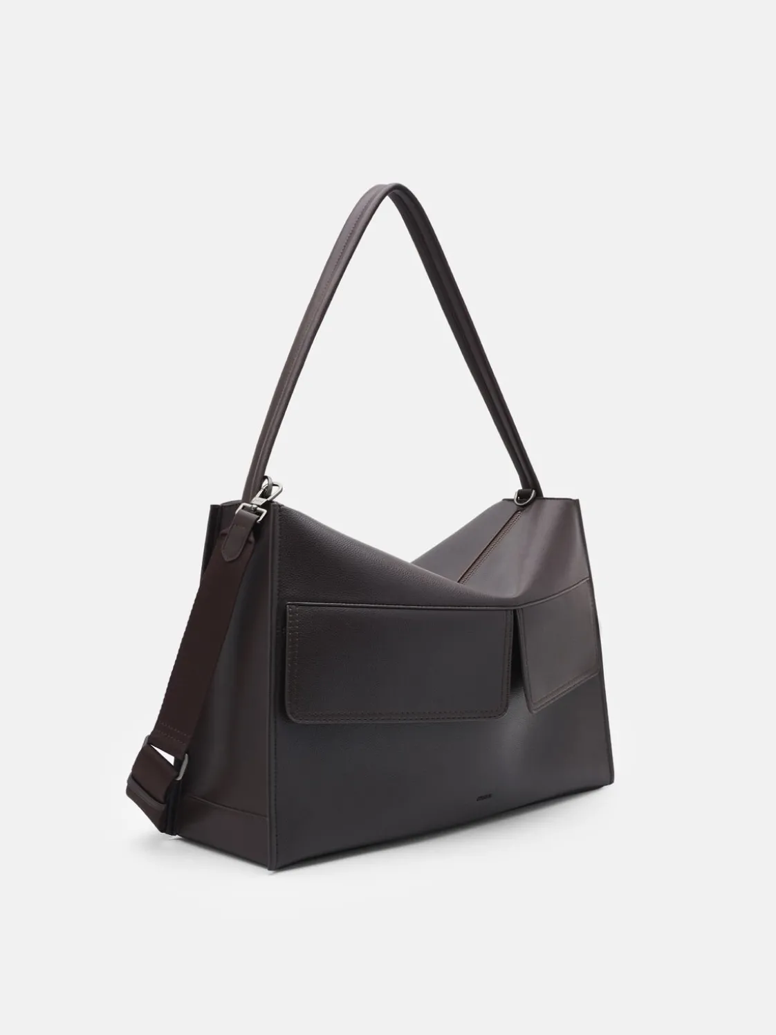 Slouch Crossbody Bag - Dark Brown