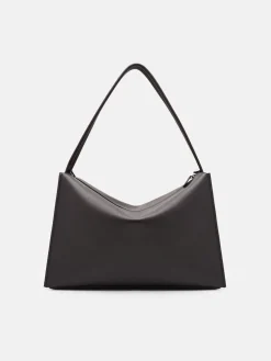 Slouch Crossbody Bag - Dark Brown