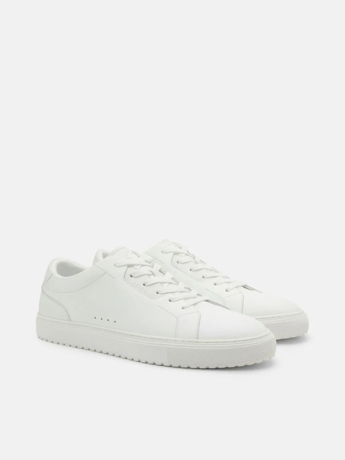 Spencer Leather Sneakers - White