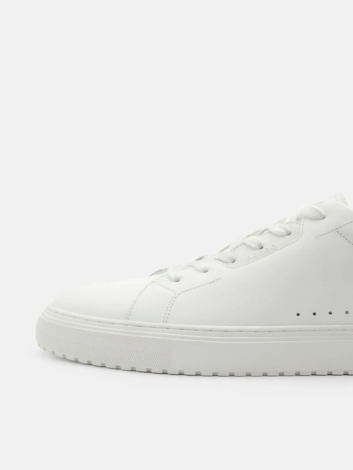 Spencer Leather Sneakers - White