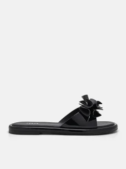 Stella Bow Sandals - Black