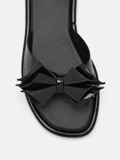 Stella Bow Sandals - Black