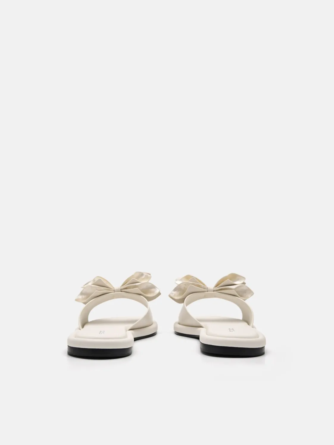 Stella Bow Sandals - Chalk