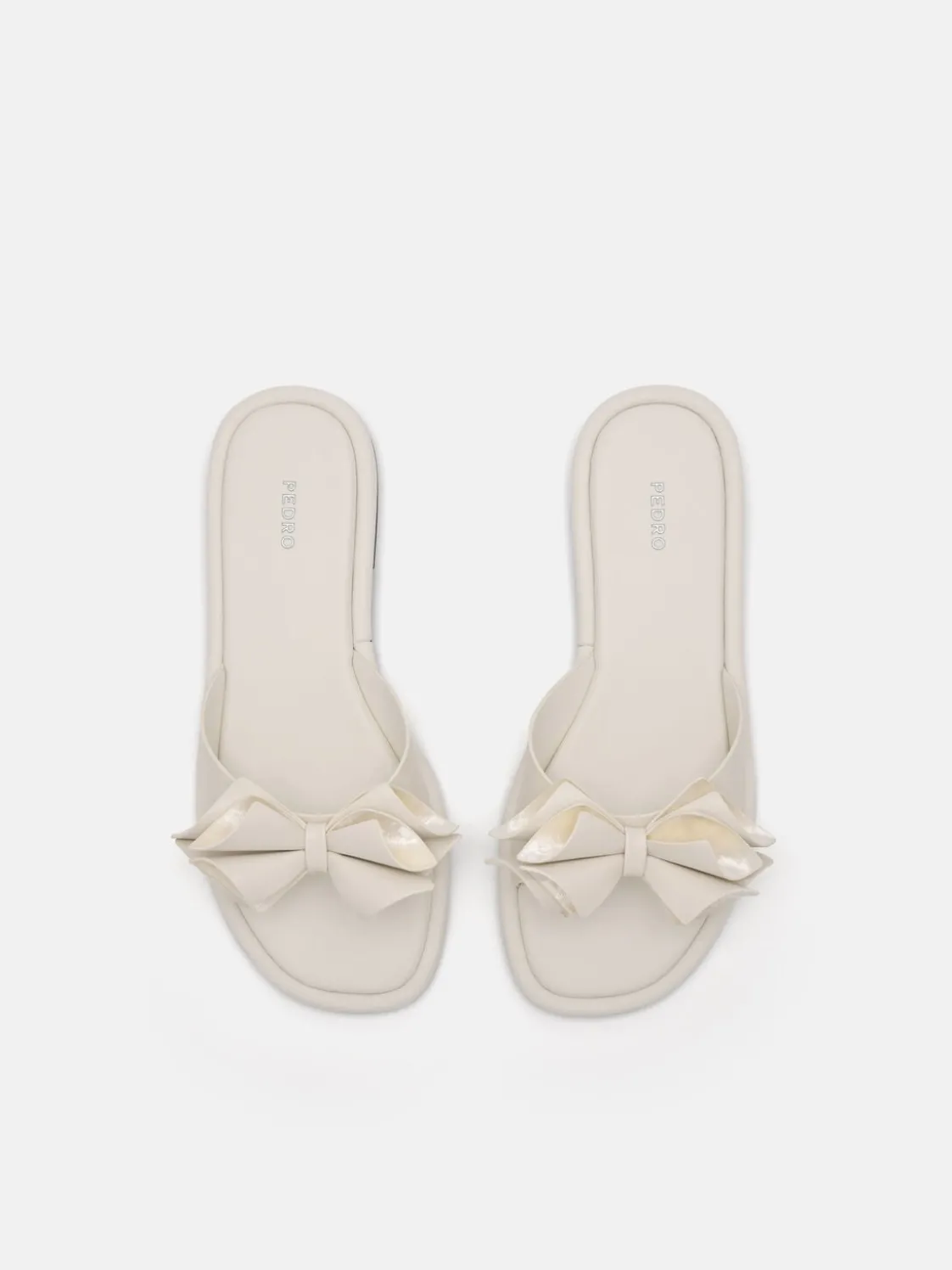 Stella Bow Sandals - Chalk