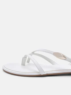 Strappy Slingback Sandals - Chalk