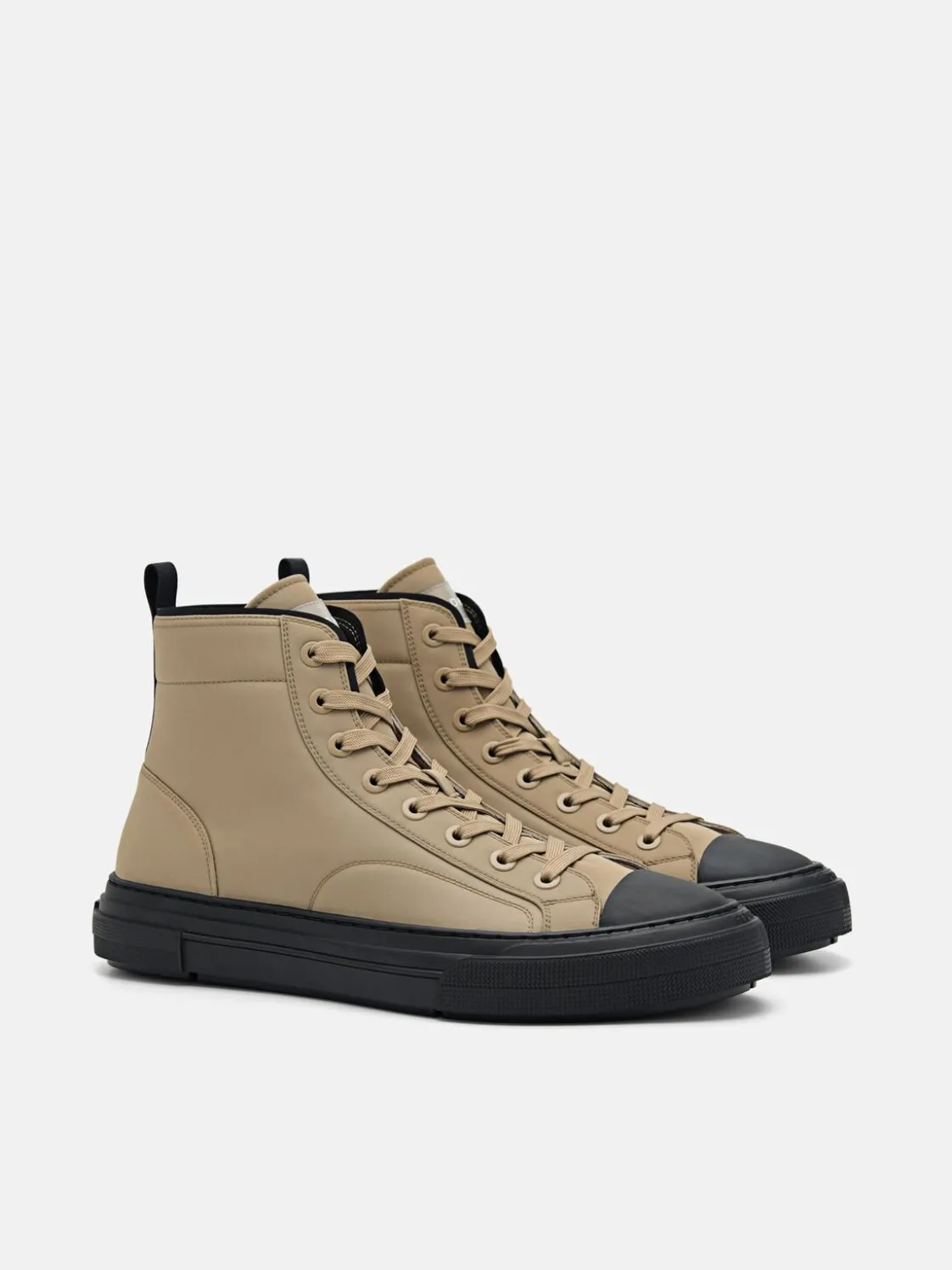 Strata High Top Sneakers - Taupe