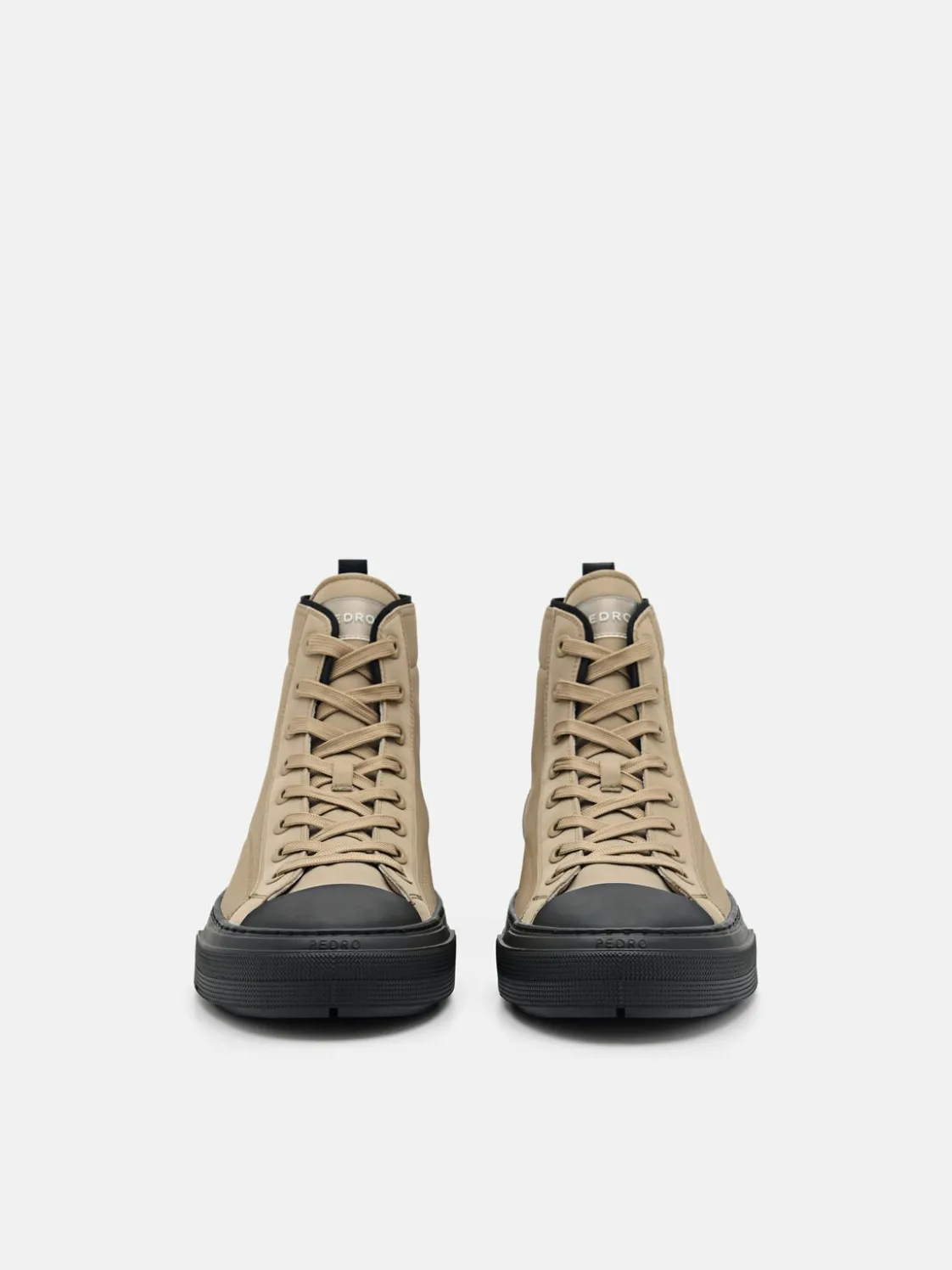 Strata High Top Sneakers - Taupe