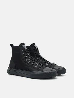 Strata High Top Sneakers - Black