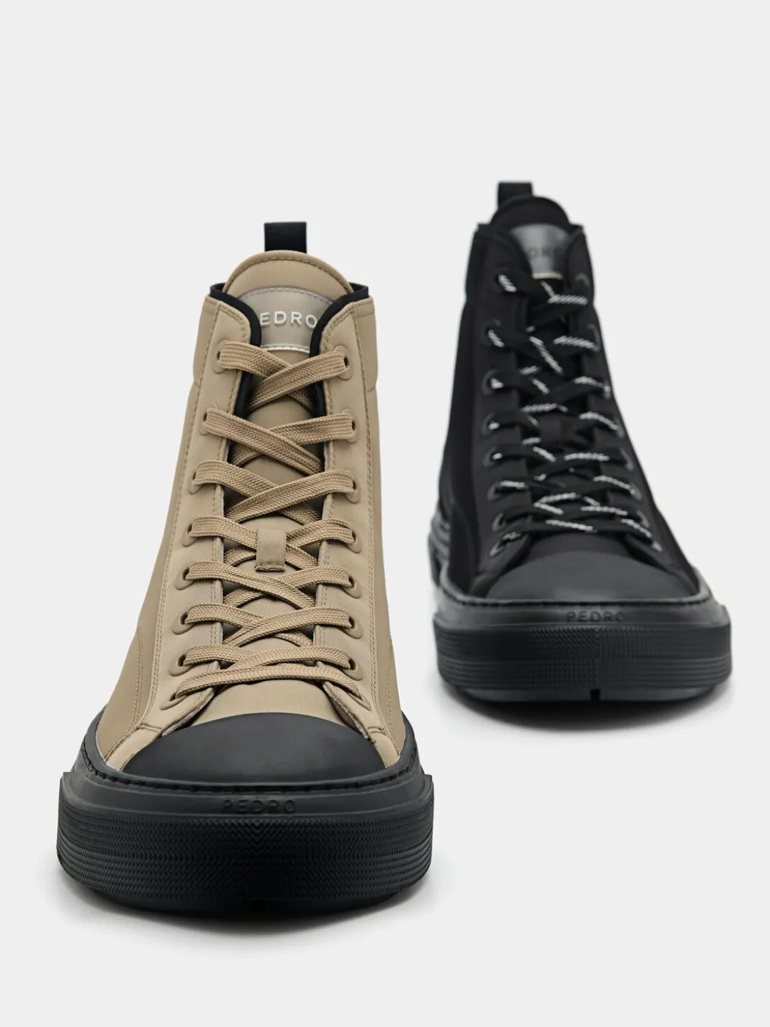 Strata High Top Sneakers - Black