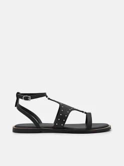 Studded Sandals - Black