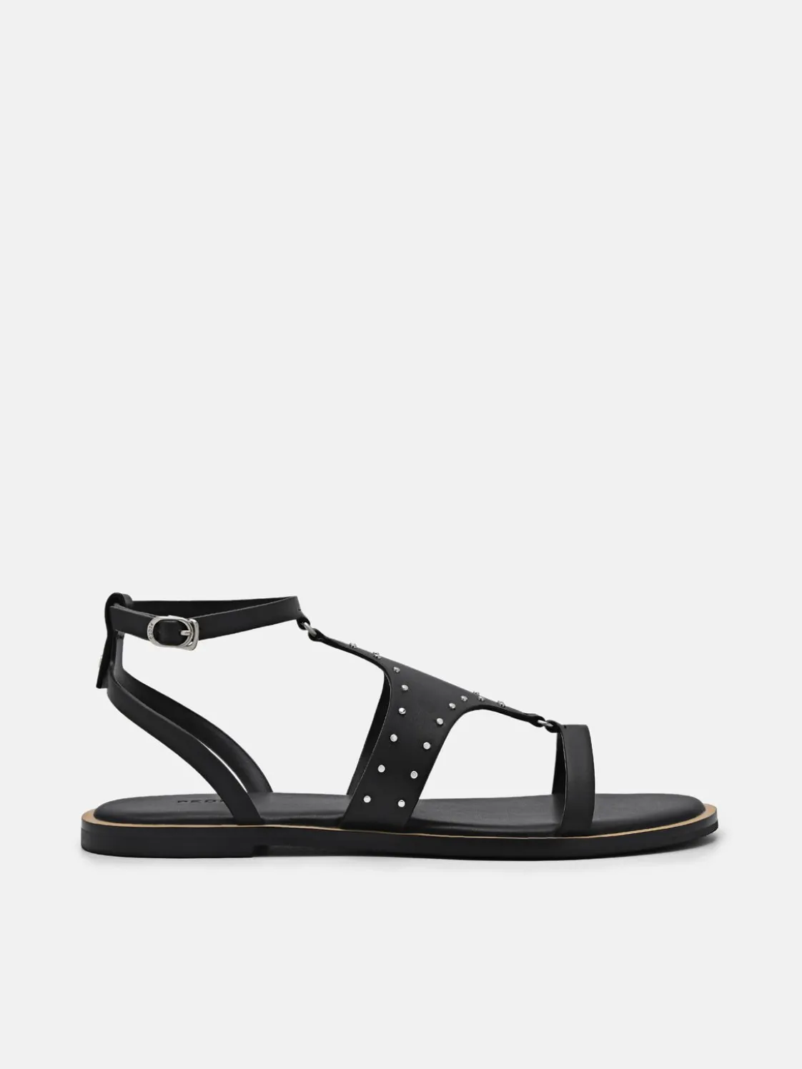 Studded Sandals - Black