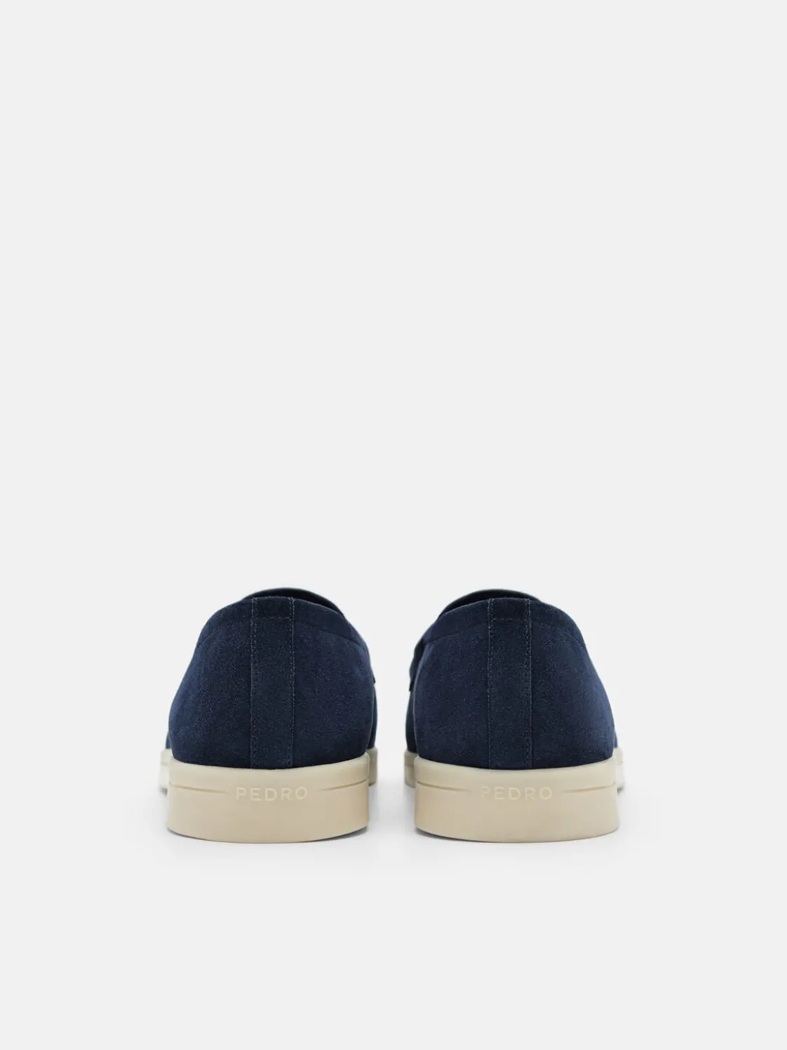 Suede Loafers - Navy