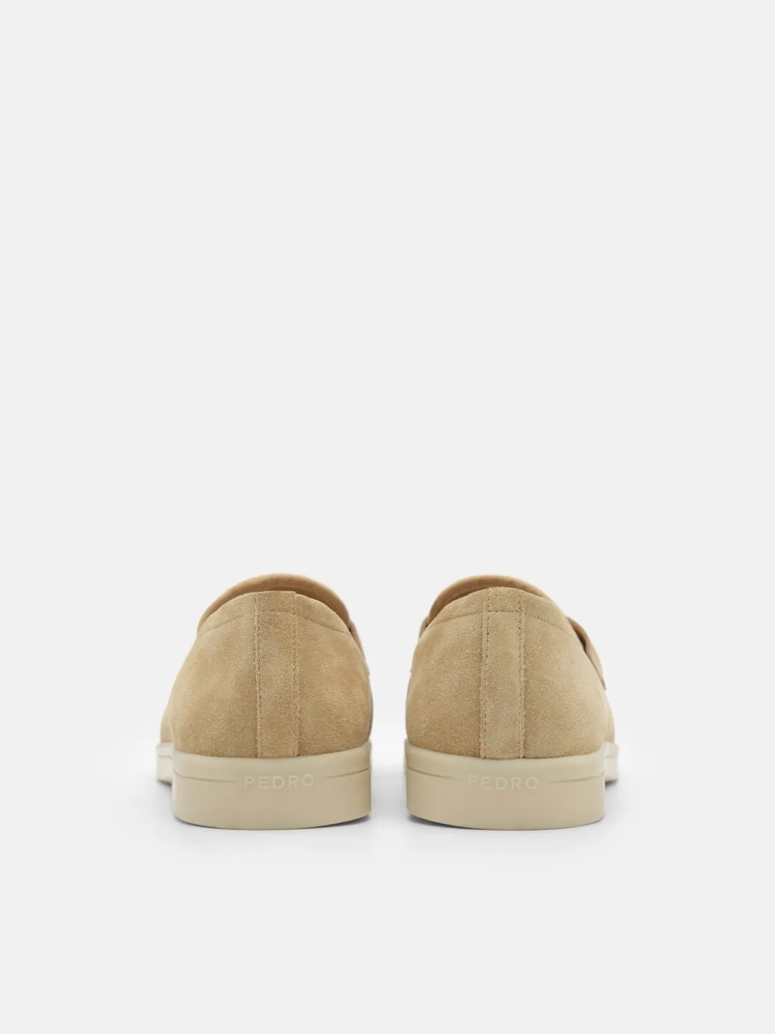 Suede Loafers - Sand