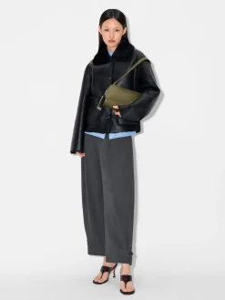 Tassel Shoulder Bag - Military Green